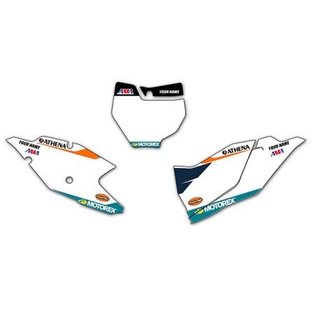 Kit adesivi tabelle US Factory 2016 x Ktm sx 2016