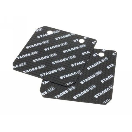 Lamelle in carbonio STAGE6 x Minarelli / Peugeot verticale (oversize)