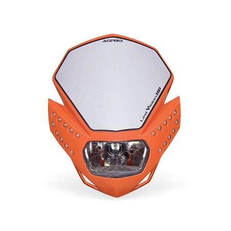 Mascherina portafaro Acerbis led vision HP arancio