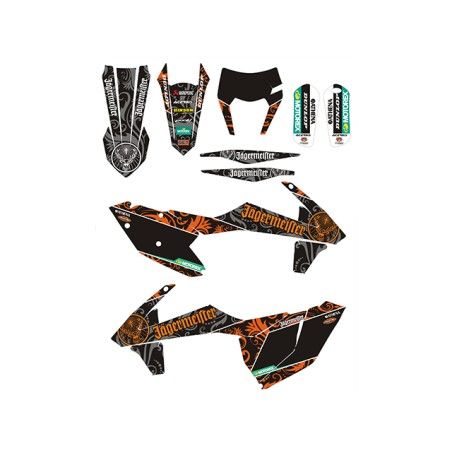 Maxi kit adesivi grafiche Jagermesiter KTM exc 2017