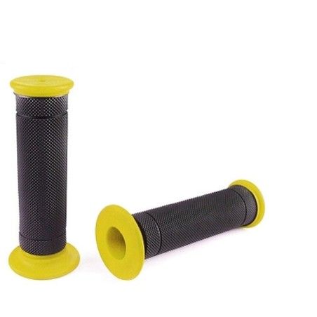 Coppia manopole NOEND Smooth nera/gialla
