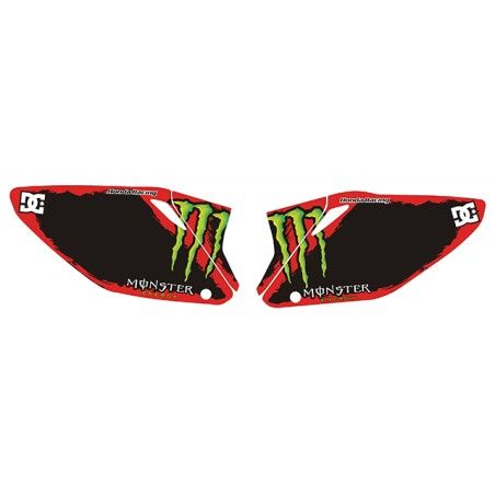 Kit adesivi tabelle monster red HM 50 2006/2016