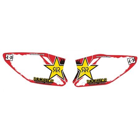 Kit adesivi tabelle Rockstar red HM 50 2006/2016