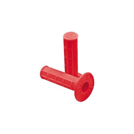 Coppia manopole cross enduro PROTAPER rosse fluo