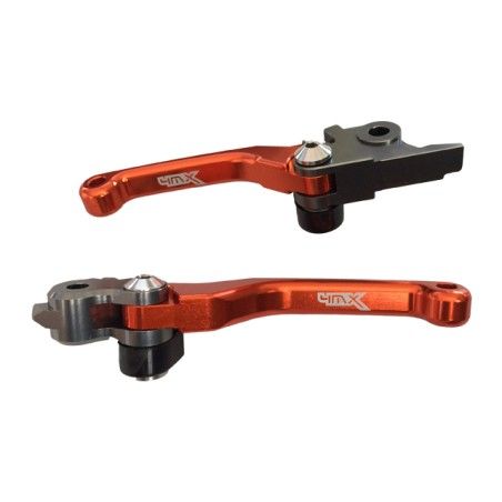 Coppia leve snodate 4MX x KTM 125 09-17 arancio anodizzate