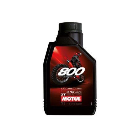 1 lt olio miscela MOTUL 800 Off Road 100% sintetico