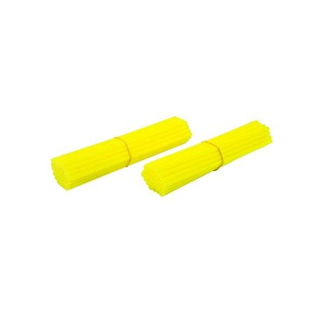 Tubi raggi colorati SPOKE SKINS 18 - 19 - 21 fluorescent yellow
