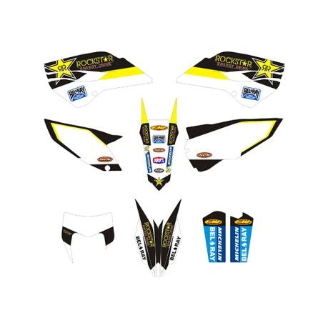 Maxi kit adesivi grafiche Rockstar Factory x Husqvarna 2016