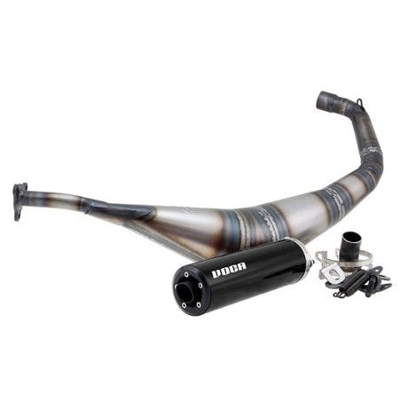 Marmitta VOCA Warrior 50/70cc  x Minarelli AM6 silenziatore nero
