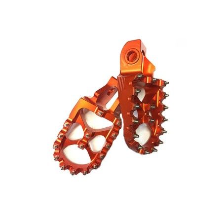 Copia pedane in ergal KTM 250exc-f 17-18 arancioni