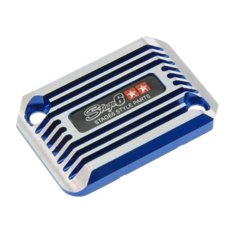 Coperchio pompa freno SSP CNC Type cooling style blu x Nitro/Aerox