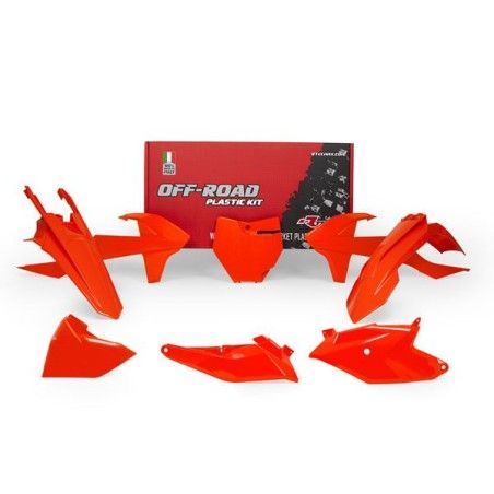 Kit plastiche RACETECH SX 85 2018-2019 arancio fluo 6 Pezzi