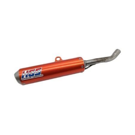 Silenziatore arancio HGS per KTM exc 125 16-18