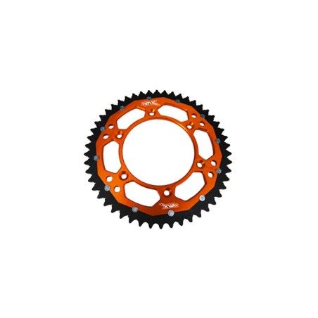 Corona 4MX stealth bicomponente arancio x KTM exc - sx 50 denti