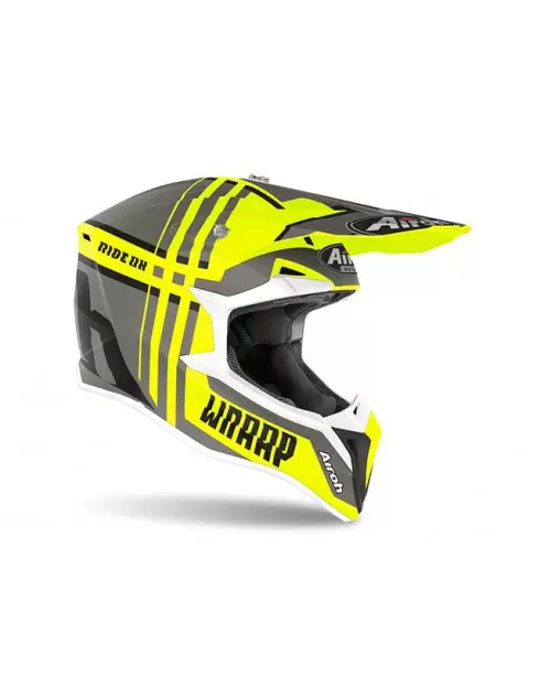 Casco AIROH Wraaap Reloaded Red · Motorama