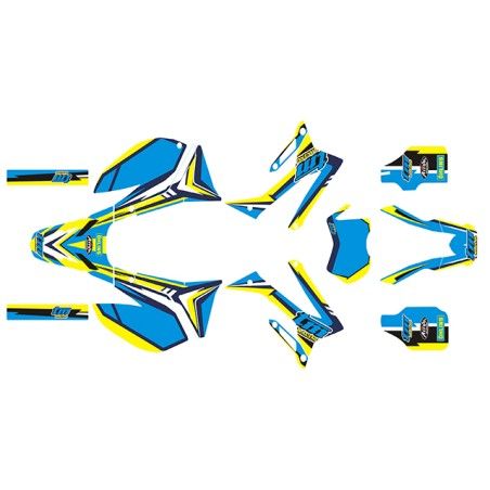 Maxi kit adesivi grafiche flash x TM 2 tempi dal 2015