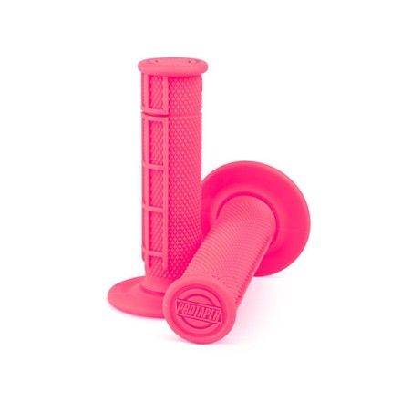 Coppia manopole cross enduro PRO TAPER rosa fluo