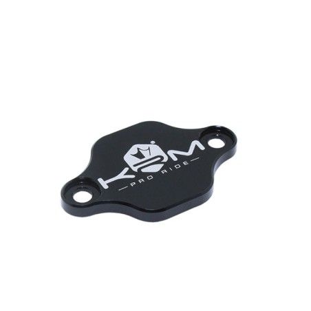 Piastrina KRM nera x copertura foro miscelatore Minarelli AM6 e Derbi