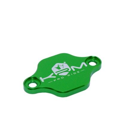 Piastrina KRM verde x copertura foro miscelatore Minarelli AM6 e Derbi