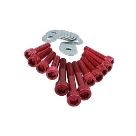 Viti carter STR8 rosse in alluminio x Minarelli