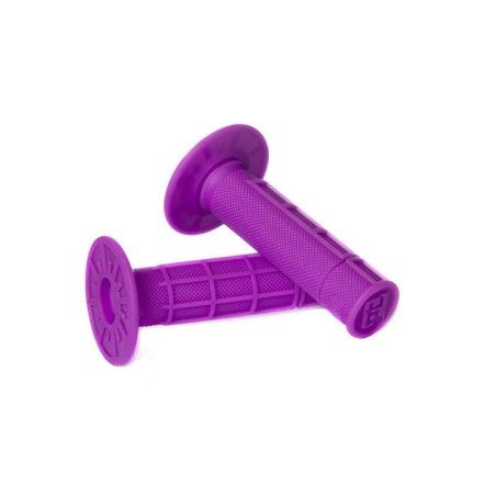 Coppia manopole cross enduro PRO TAPER viola fluo