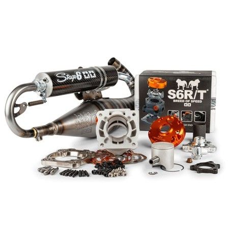 Kit gruppo termico STAGE6 R/T 70cc con marmitta x Piaggio-Gilera LC