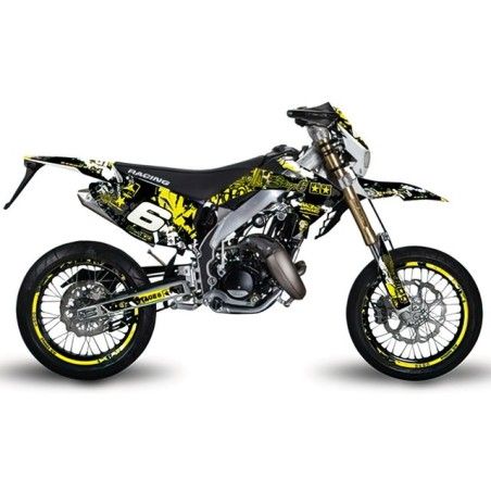Kit grafiche STAGE6 giallo-nero x HM-VENT 50 Motard