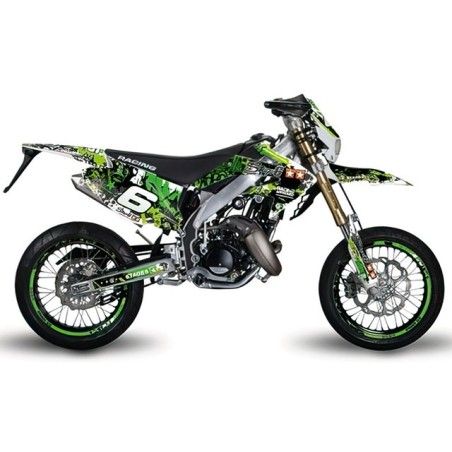 Kit grafiche STAGE6 verde-nero x HM-VENT 50 Motard