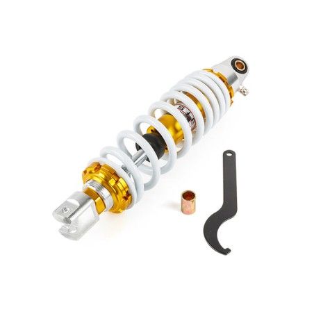 Ammortizzatore MOTOFORCE oro/bianco 300mm regolabile