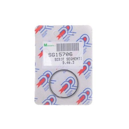 Segmenti x pistone DR in ghisa d.40,6 x 1,2mm x Minarelli Am6