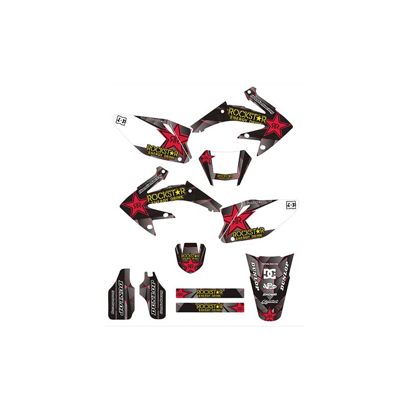 Maxi kit adesivi grafiche Rockstar Energy red HM 50 dal 2006