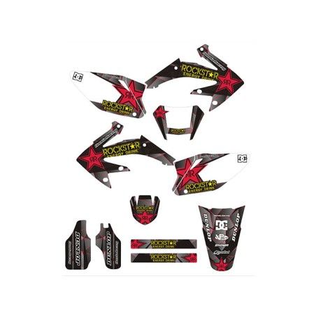 Maxi kit adesivi grafiche Rockstar Energy red HM 50 dal 2006