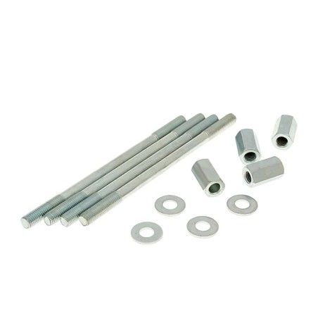 Serie prigionieri e dadi cilindro M7x120mm x Minarelli AM6 - Derbi