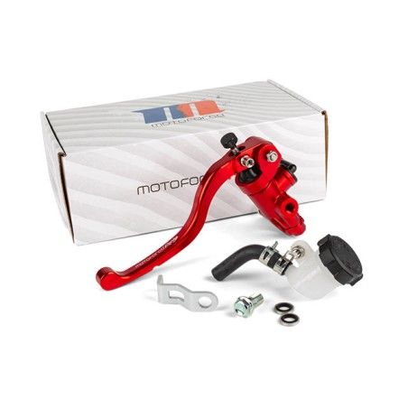 Pompa freno dx MOTOFORCE rossa 17,5mm