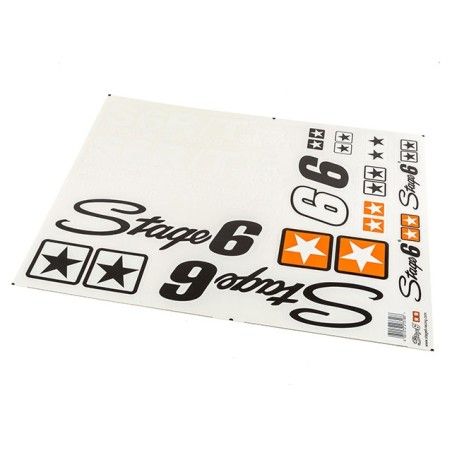 Set adesivi STAGE6 MK II con bordo bianco 50x39 cm