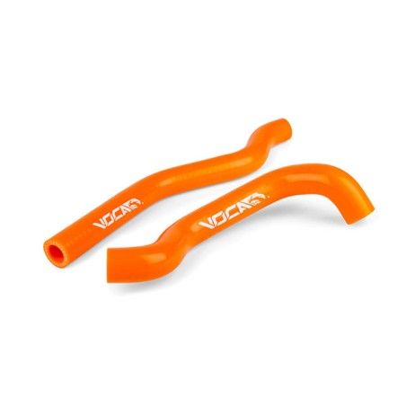 Tubi siliconici arancioni x 1 radiatore RIEJU - MRT SHERCO e BETA
