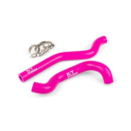 Tubi siliconici STAGE6 rosa x 1 radiatore RIEJU - MRT SHERCO e BETA