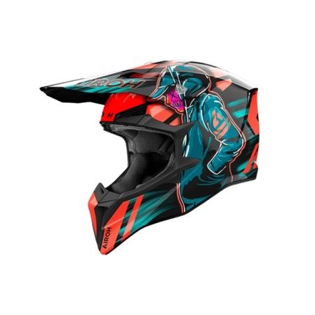 Casco AIROH Wraap 2024 Cyber orange gloss
