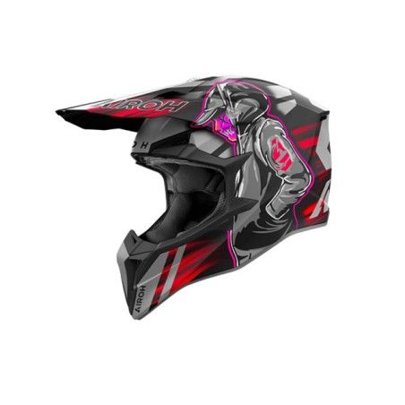 Casco AIROH Wraap 2024 Cyber red matt