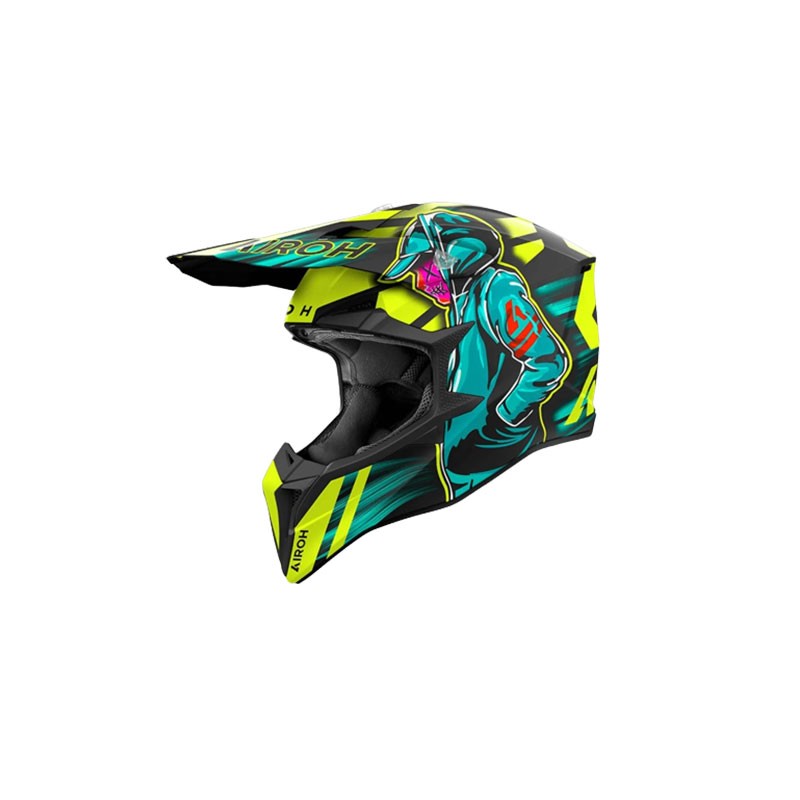 Casco AIROH Wraap 2024 Cyber yellow matt