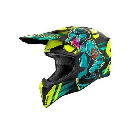 Casco AIROH Wraap 2024 Cyber yellow matt