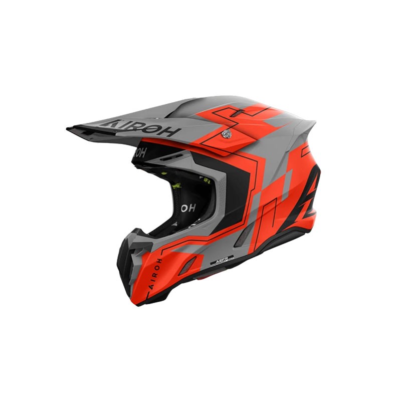 Casco AIROH 2024 Twist 3 Dizzy orange fluo matt