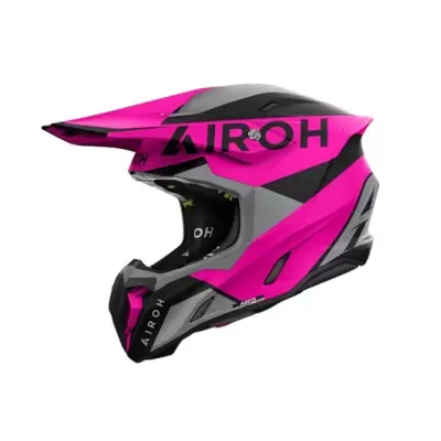 Casco Airoh Strycker Blazer blu rosa