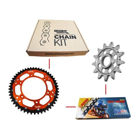 Kit trasmissione  KTM Duke 2014/15 corona 45 pignone 14 catena 520sr120