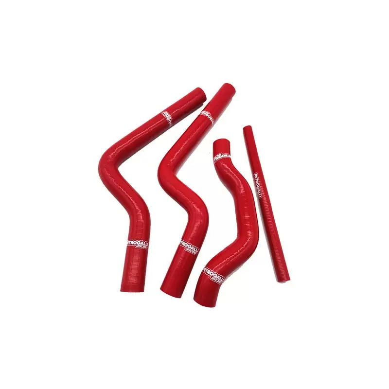 Kit tubi siliconici rossi x 2 radiatori HM-VENT 50 adattabili su BETA 2010 - Foto 1 di 1