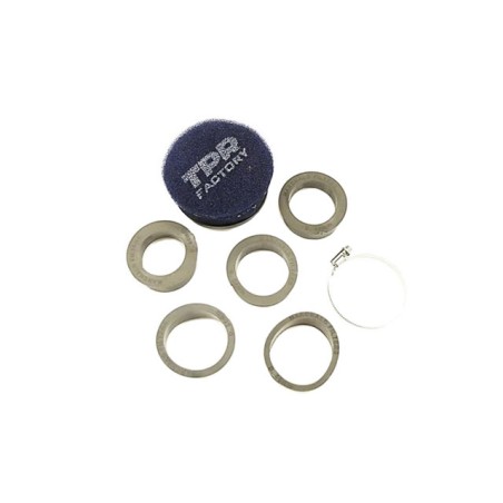 Filtro aria TPR Ø100X65 Blu imbocco 46-49-52-55-58-62mm