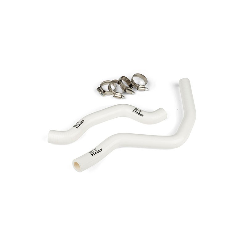 Tubi siliconici STAGE6 bianchi x 1 radiatore  HM/VENT - FANTIC