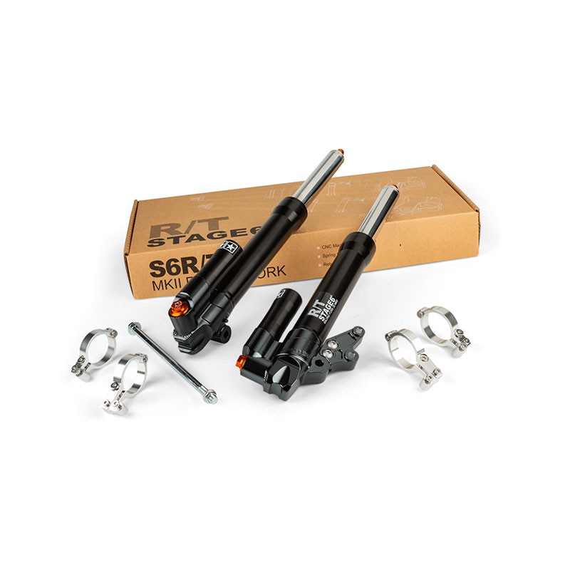 Forcella STAGE6 MK II regolabile con steli da 30mm x Yamaha Aerox