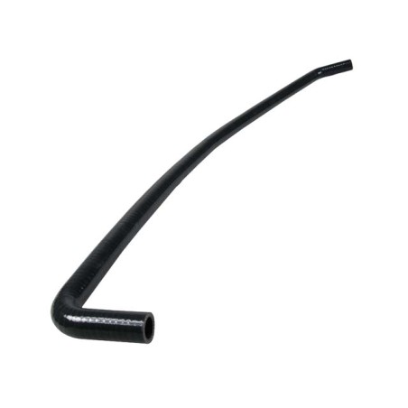 Tubo siliconico MOTOFORCE 18x24 nero x circuito liquido da 1 metro con 1 curvatura a 90° ed 1 a 45°
