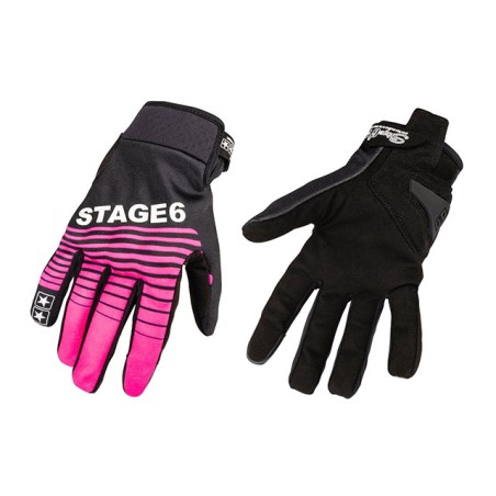 Guanti STAGE6 Street pure rosa / nero